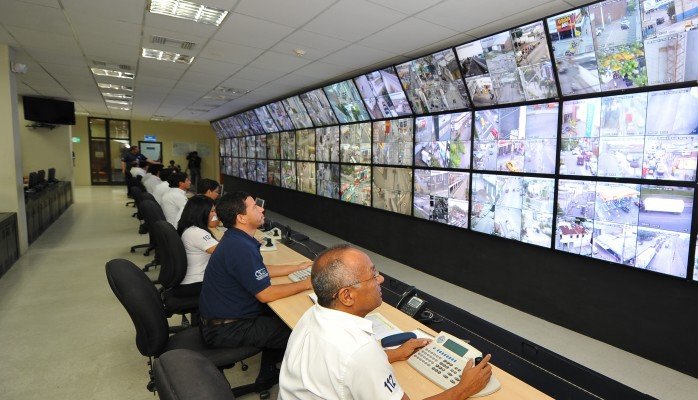 Sala Controle de Monitoramento por Video
